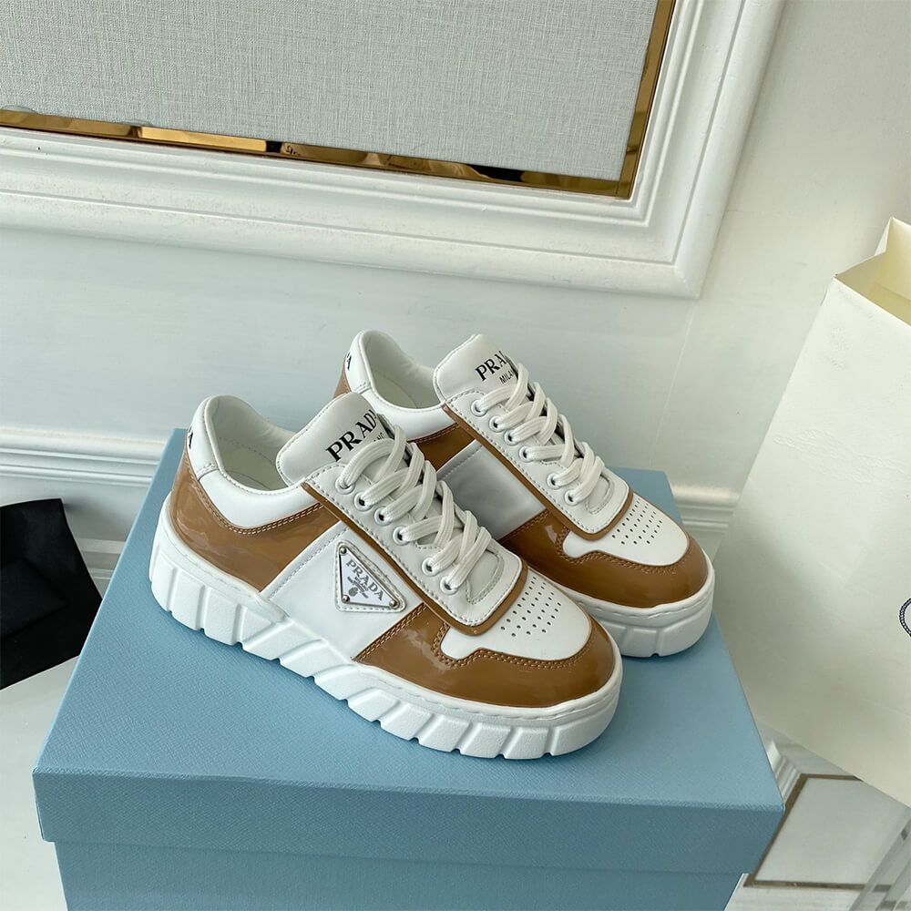 Prada Leather Sneakers Shoes - Replica Luxury Bags™