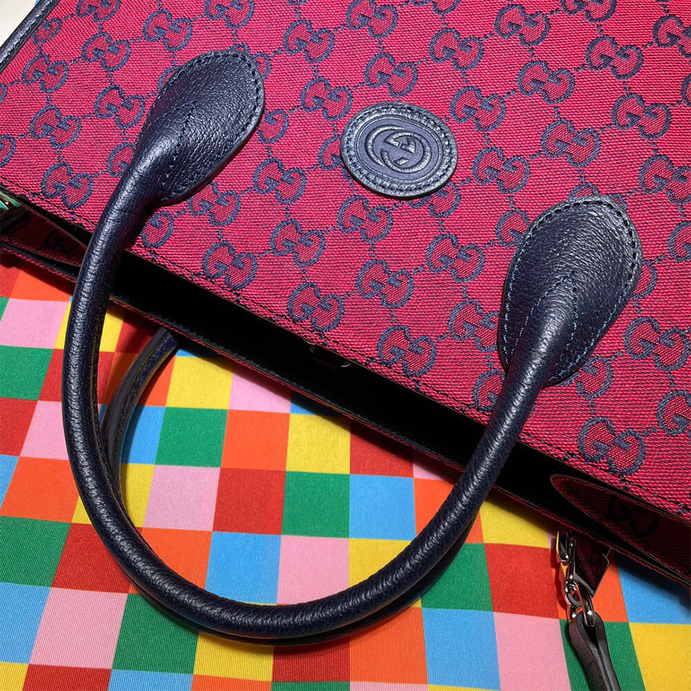 Gucci GG Multicolour Small Tote Bag - Replica Luxury Bags™