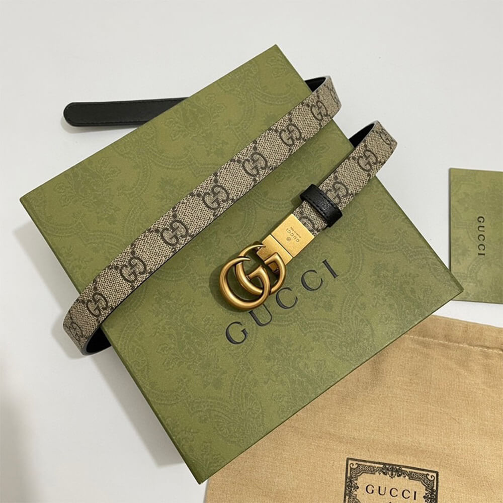 GUCCI Marmont Reversible 20mm Belt - Replica Luxury Bags™
