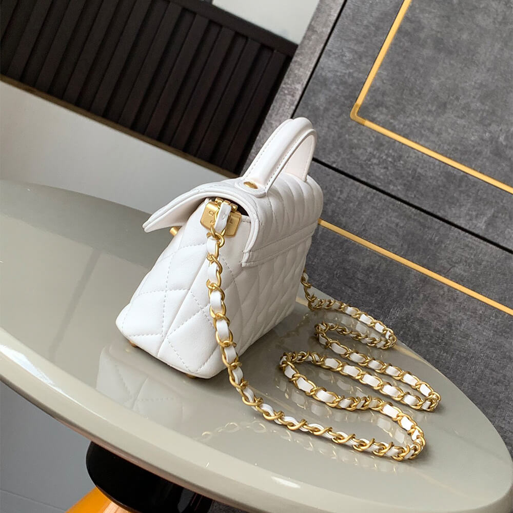 Chanel Mini Flap Bag with Top Handle - Replica Luxury Bags™