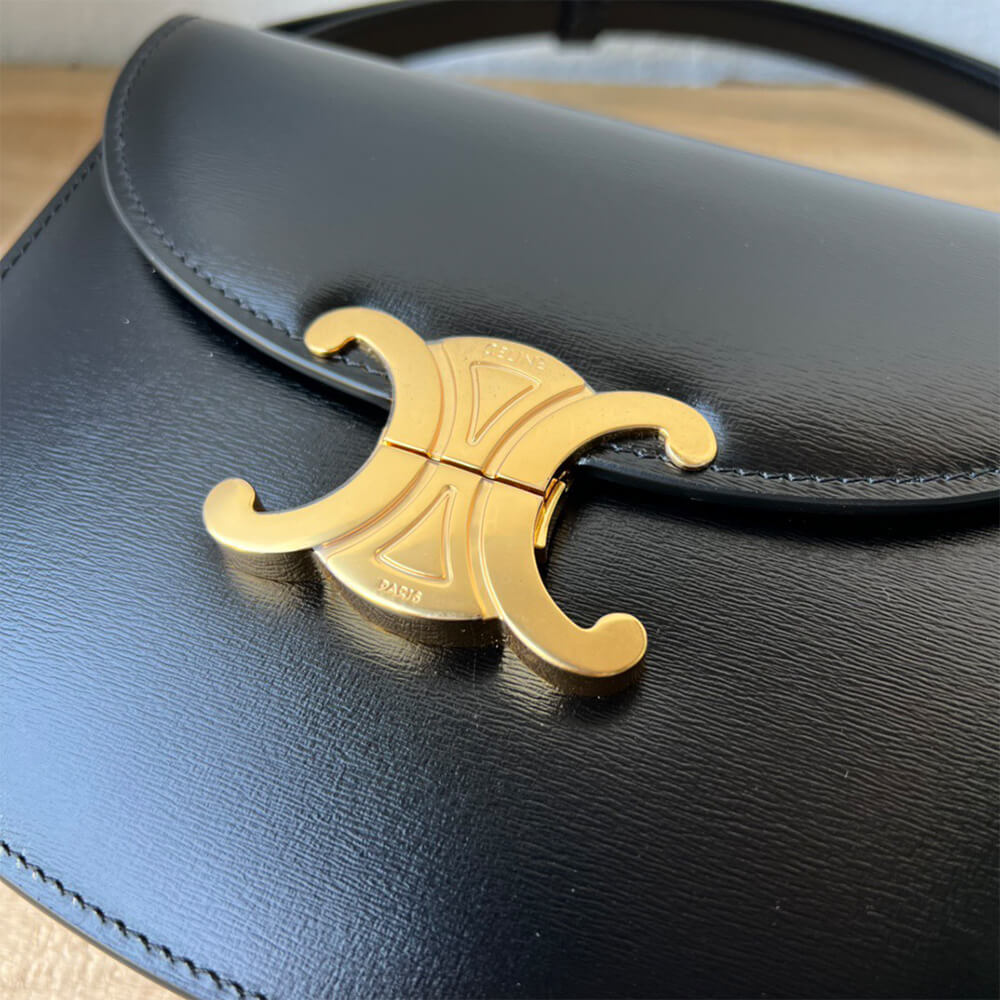 Celine Besace Clea In Shiny Calfskin Bag - Replica Luxury Bags™