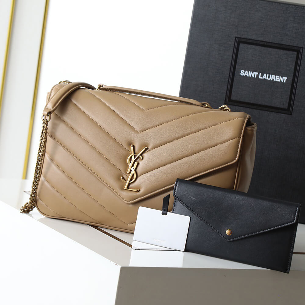 YSL Loulou Large Bag in Matelasse Lambskin - Replica Luxury Bags™