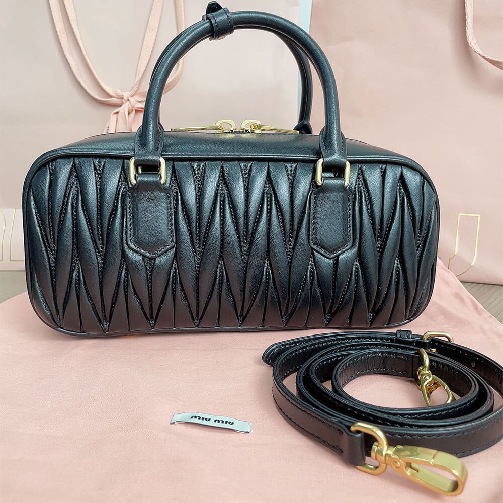 Miumiu Large Arcadie Matelasse Nappa Bag - Replica Luxury Bags™
