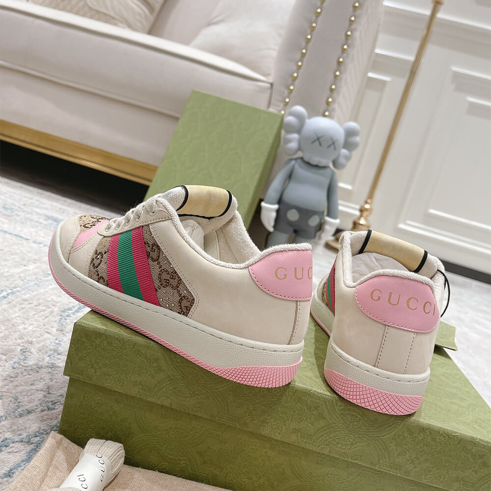 Gucci Women s Screener sneaker with crystals Shoes - Replica Luxury Bags™