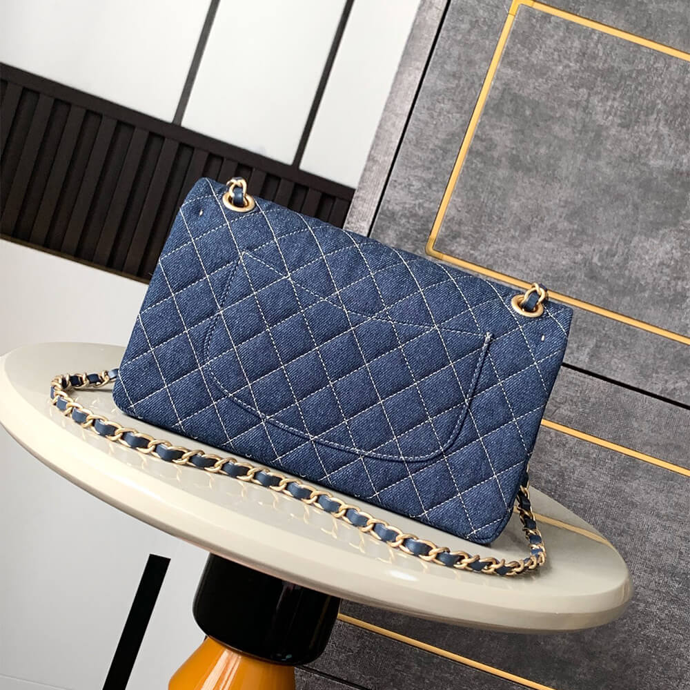 CHANEL Suede Classic Double Flap Handbag - Replica Luxury Bags™