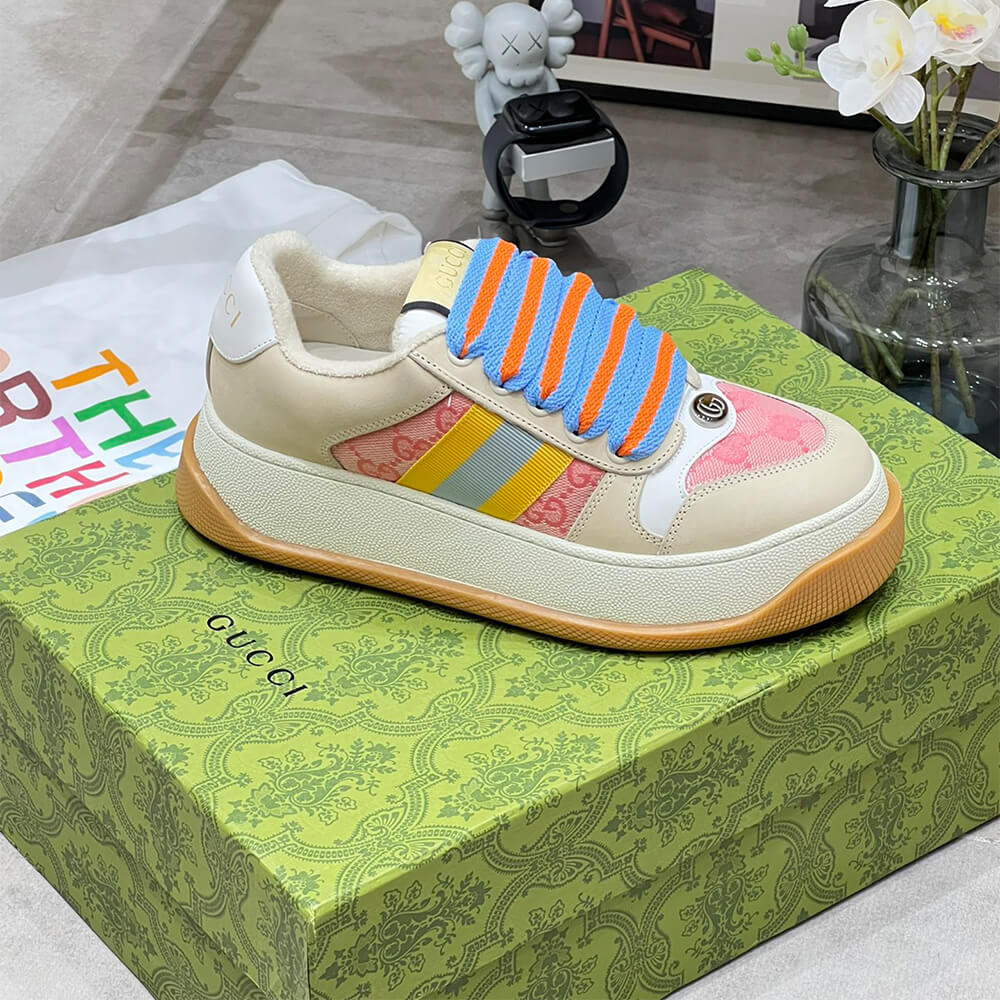 Gucci Women s Screener Trainer Shoes - Replica Luxury Bags™