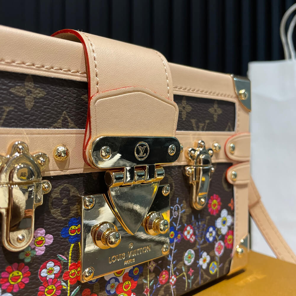 LV x TM Petite Malle Bag - Replica Luxury Bags™