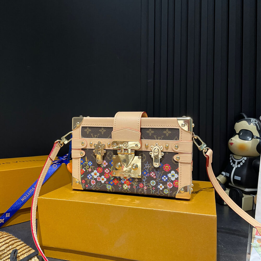 LV x TM Petite Malle Bag - Replica Luxury Bags™