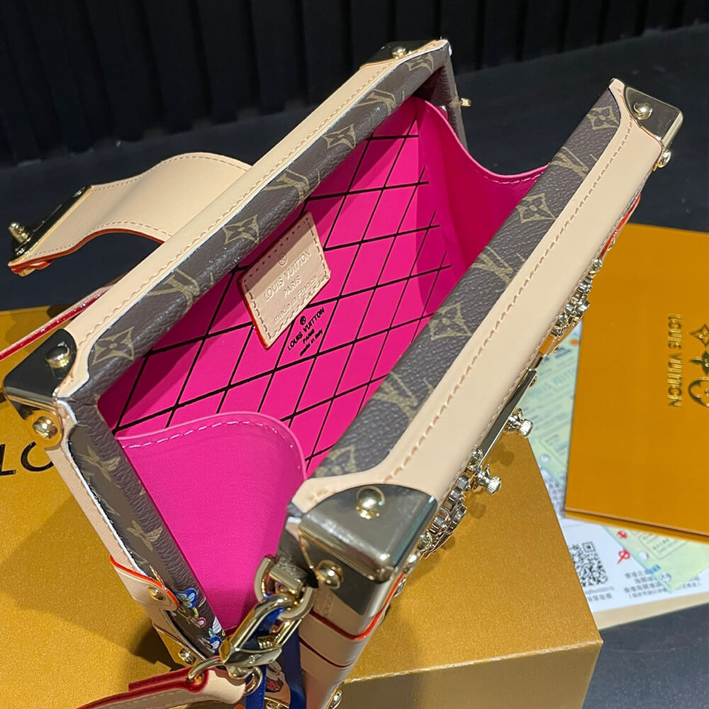 LV x TM Petite Malle Bag - Replica Luxury Bags™