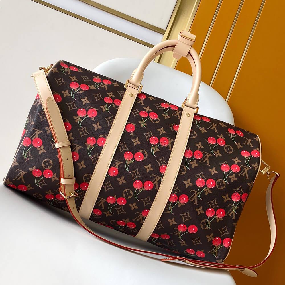 LV x TM Keepall Bandoulière 45 Bag - Replica Luxury Bags™