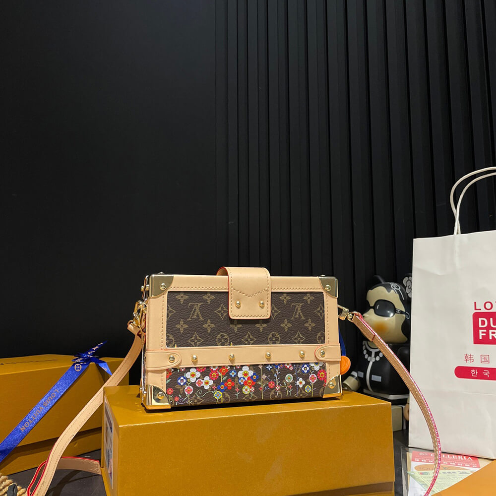 LV x TM Petite Malle Bag - Replica Luxury Bags™