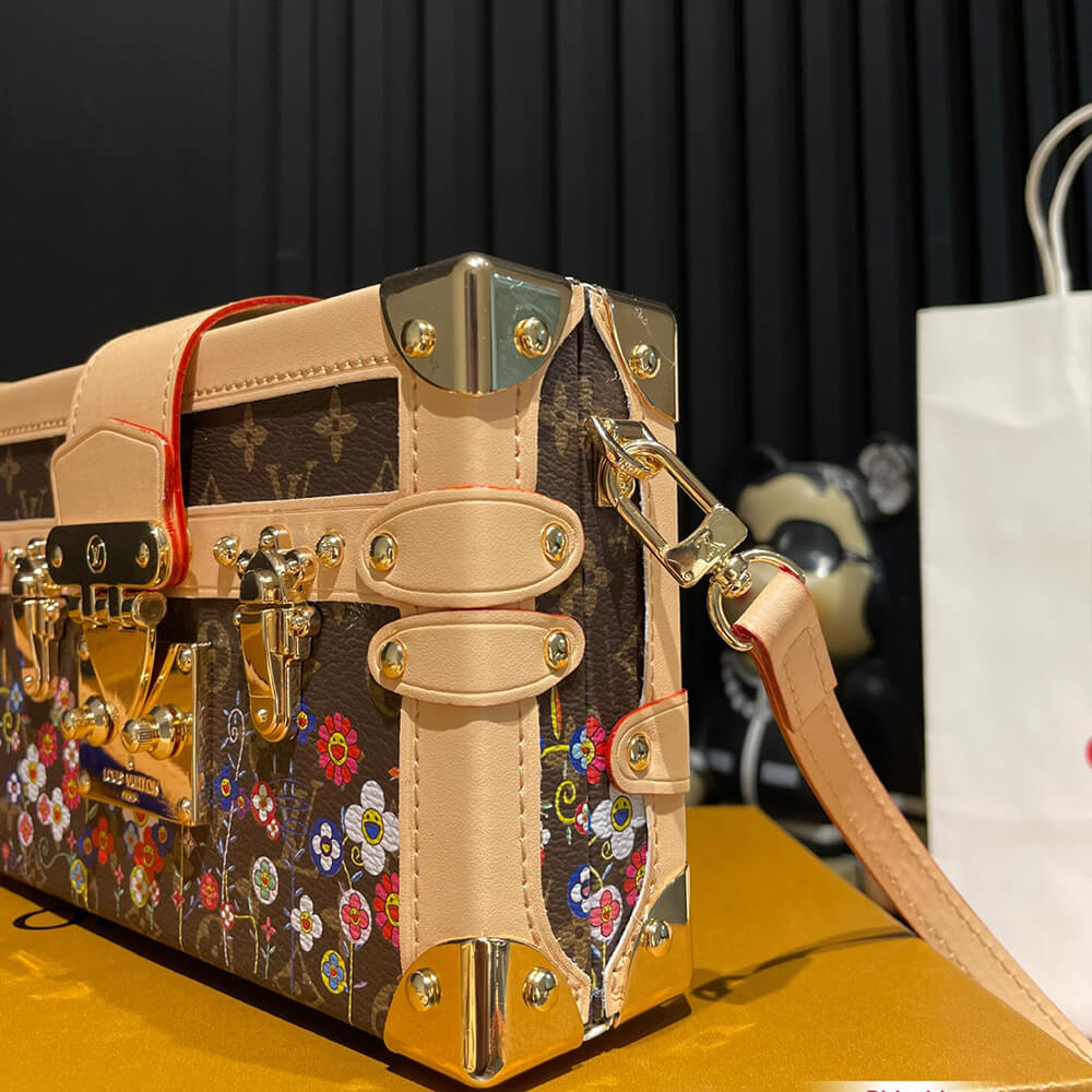 LV x TM Petite Malle Bag - Replica Luxury Bags™