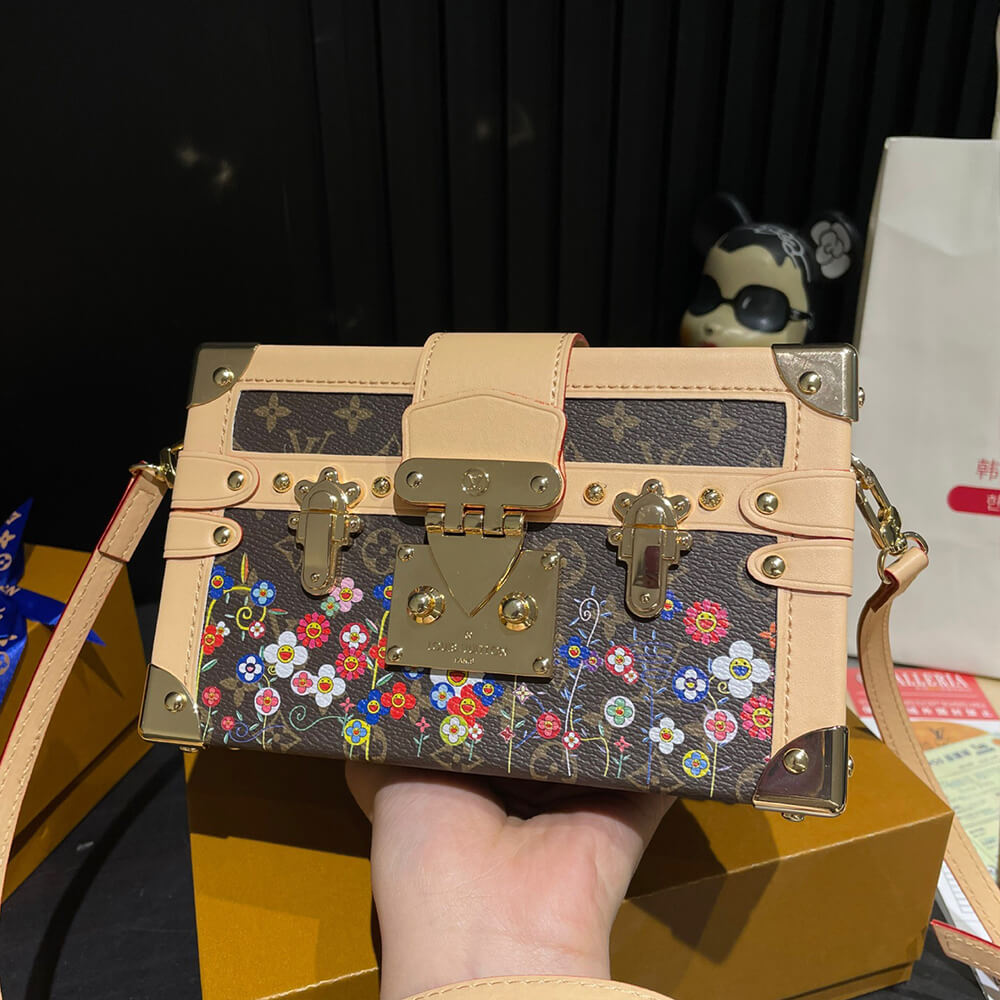 LV x TM Petite Malle Bag - Replica Luxury Bags™