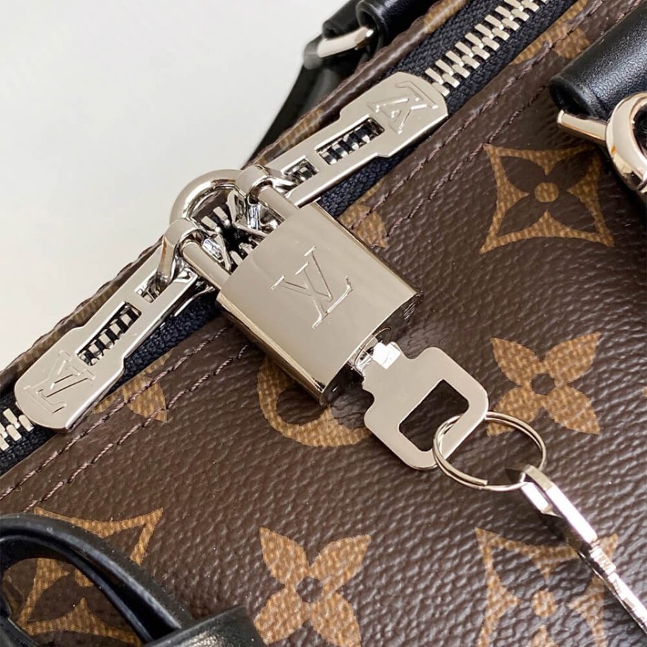 LV Speedy Soft 30 Dark Monogram Bag - Replica Luxury Bags™