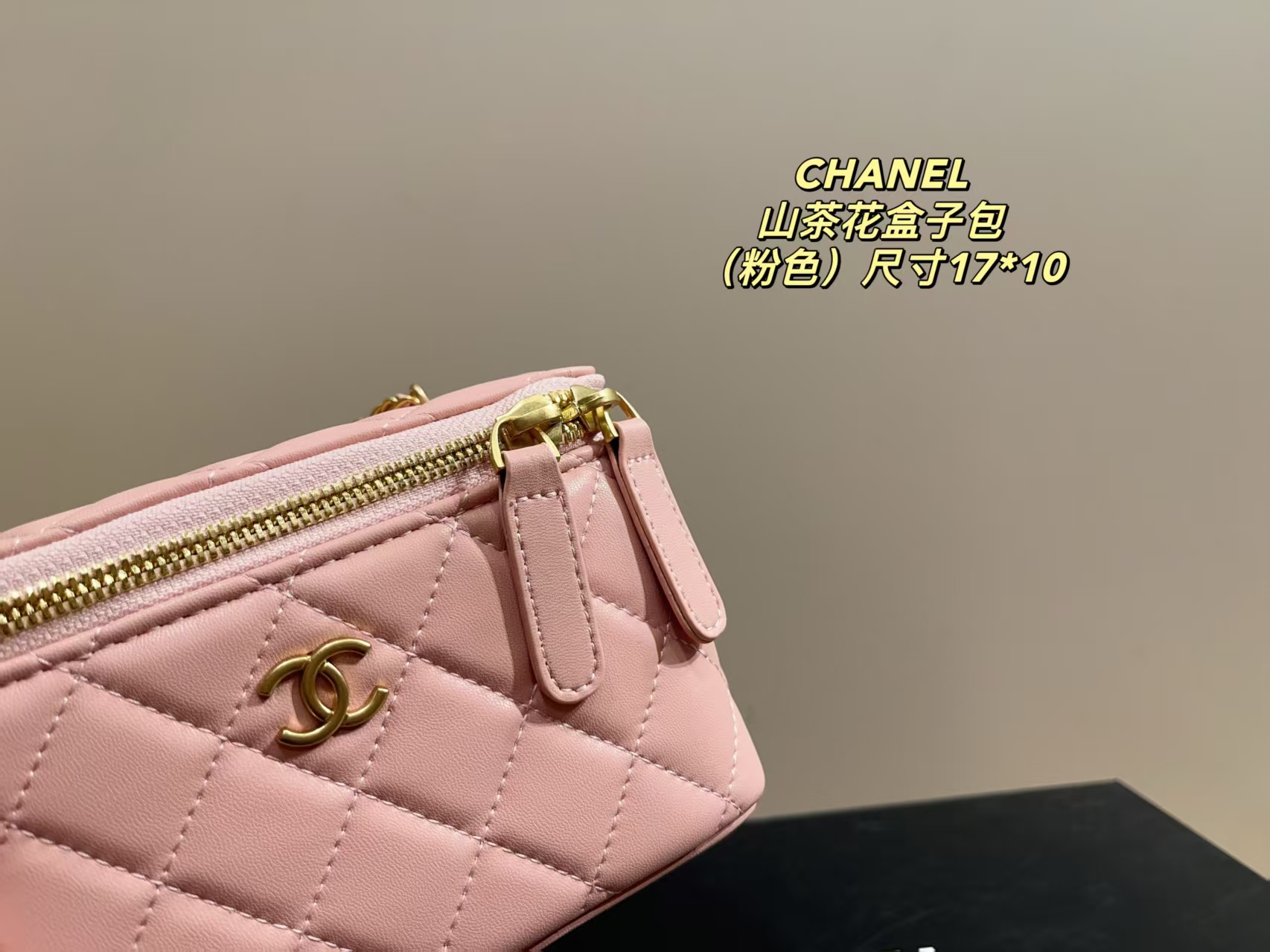 Chanel Quilted Pearl Crush Mini Vanity Case Bag - Replica Luxury Bags™