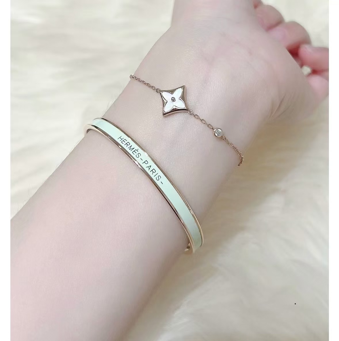 Hermes Colorful Enamel Bracelet Bangle - Rep Fashion™