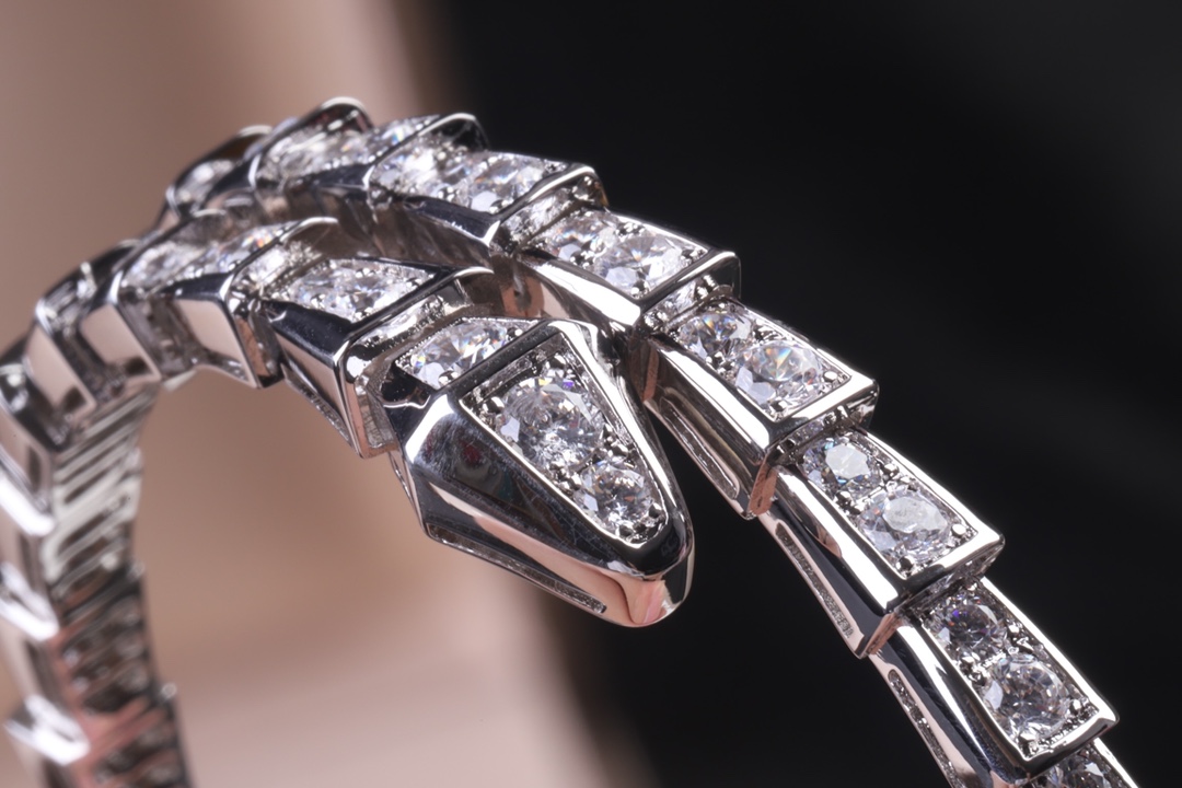 Bvlgari Serpenti Viper Bracelet Diamond Bangle - Rep Fashion™