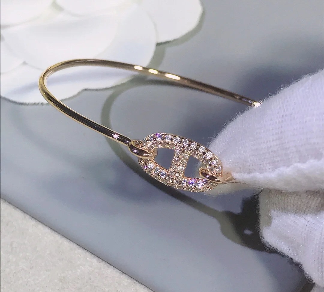 Hermes Pig Nose Bangle Bracelet - Rep Fashion™