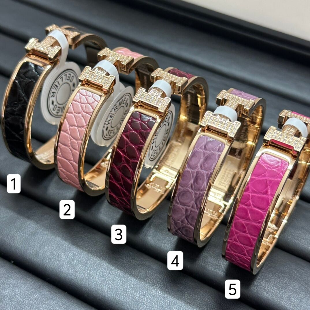 Hermes Crocodile Bracelet Bangle - Rep Fashion™