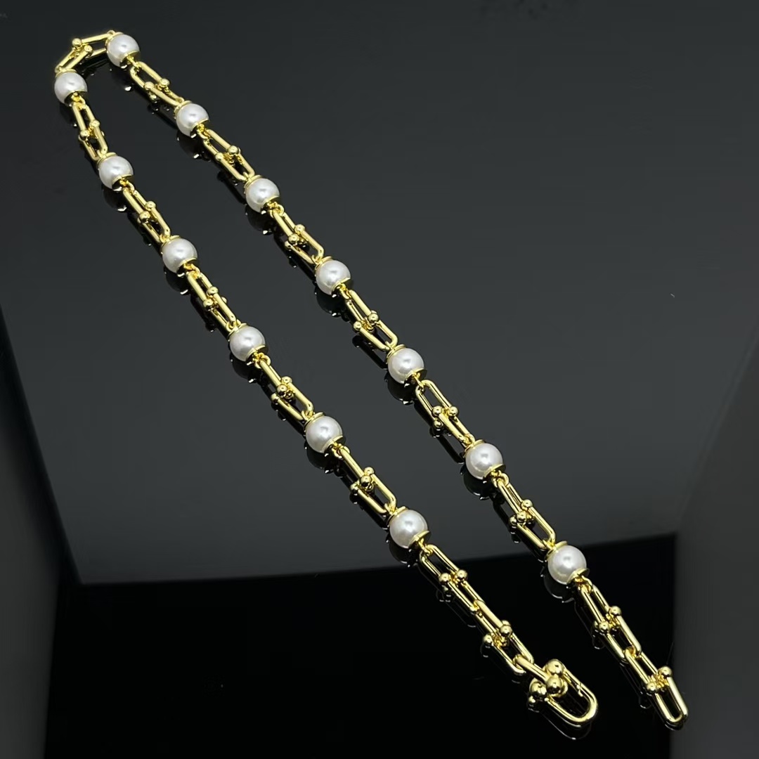Tiffany HardWear Link Pearl Necklace - Rep Fashion™