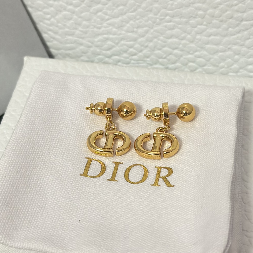 Dior CD Letter Stud Earrings - Rep Fashion™