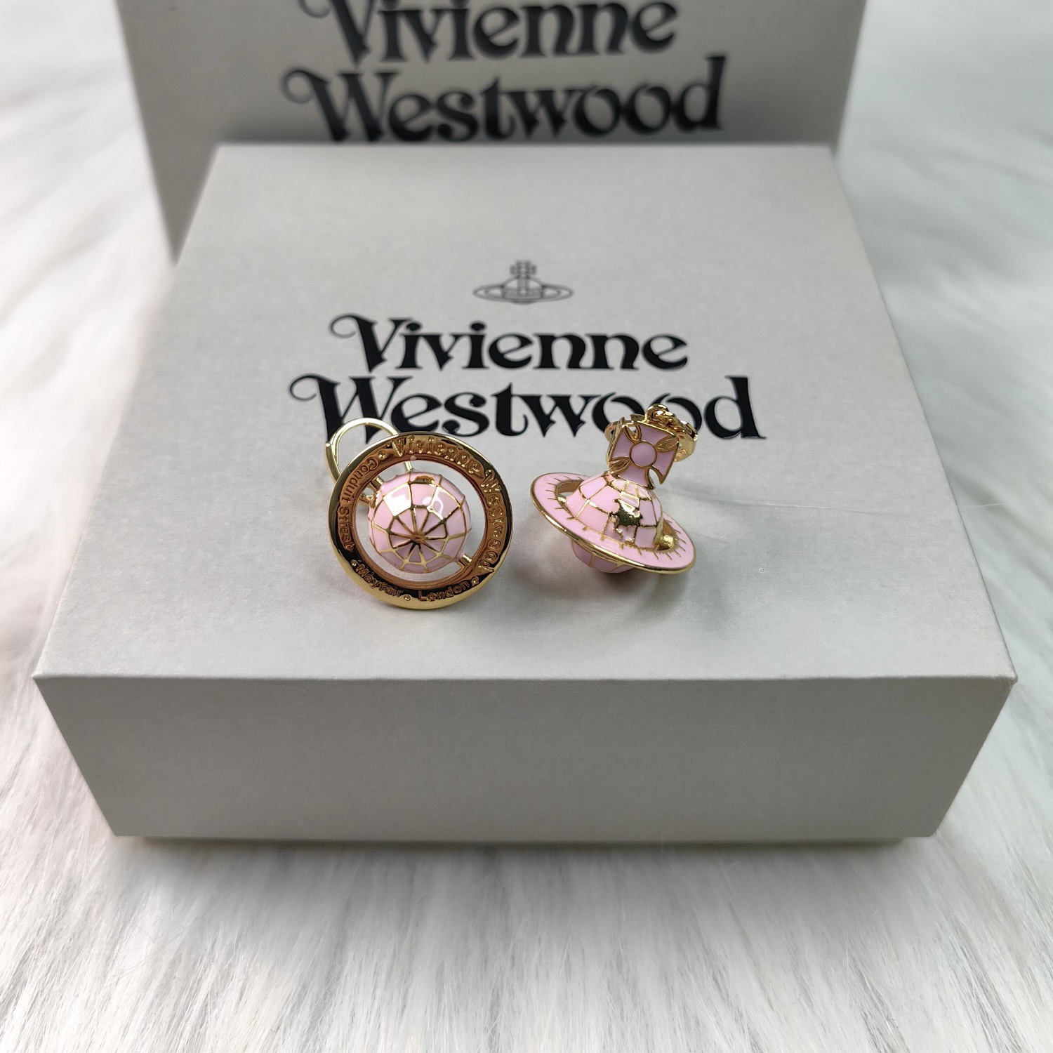 Vivienne Westwood Galileo's Globe Saturn Earrings - Rep Fashion™