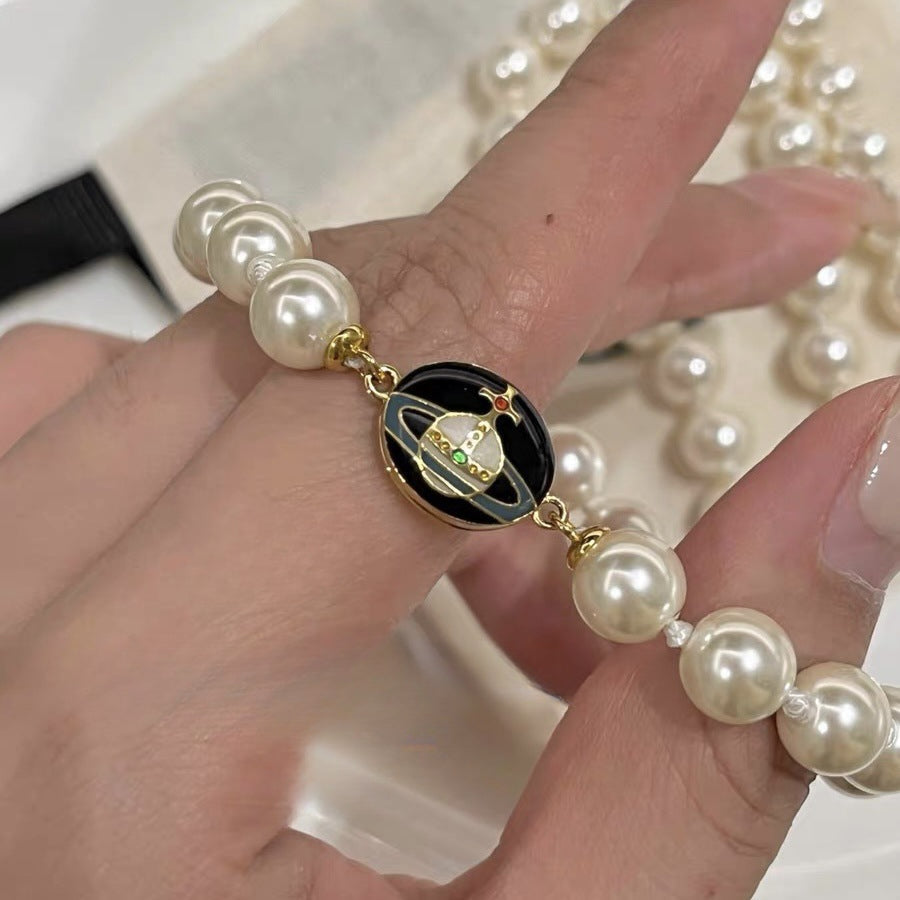 Vivienne Westwood Enamel Epoxy Saturn Bracelet - Rep Fashion™