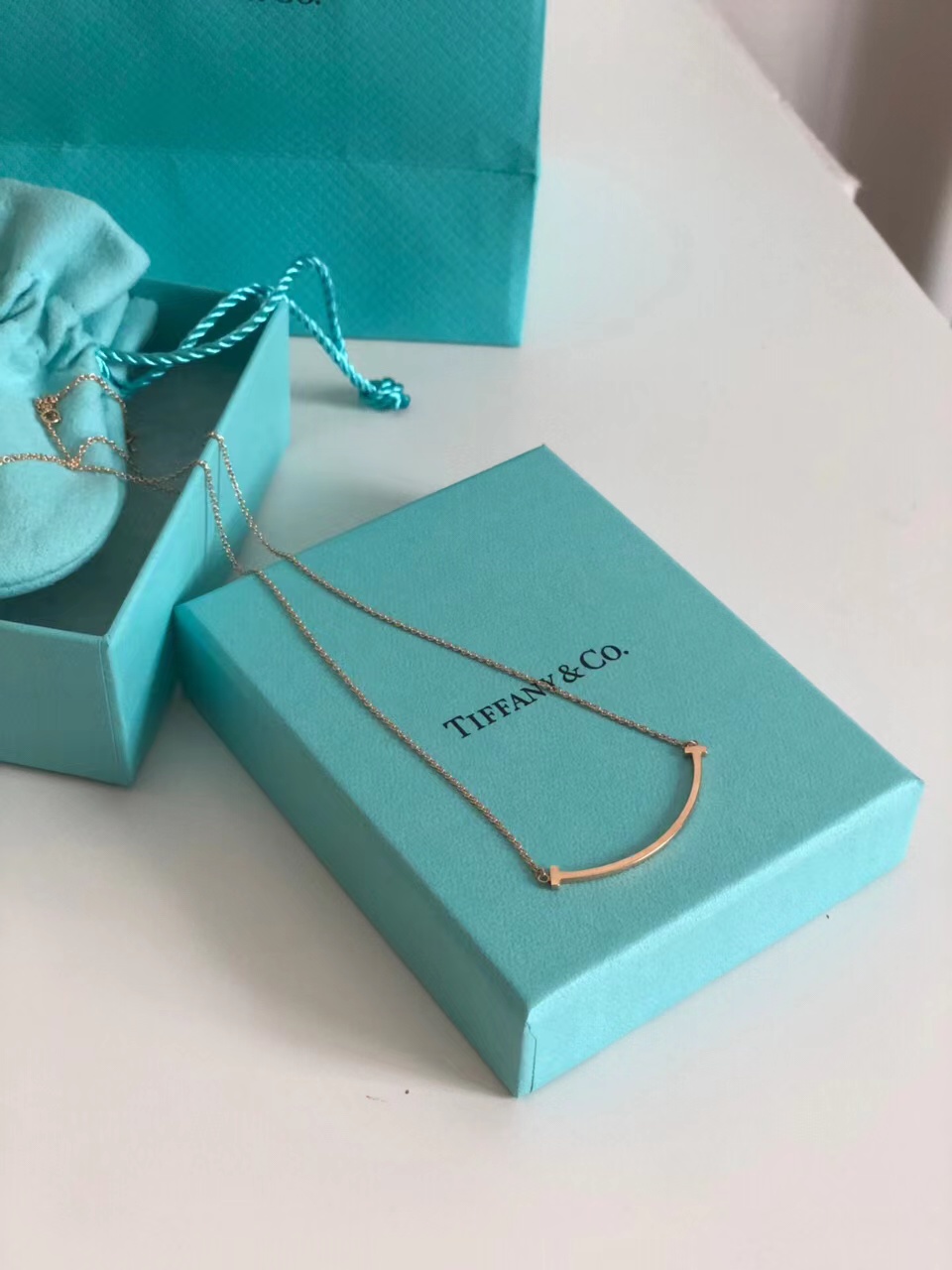 Tiffany Medium Smile Pendant Necklace - Rep Fashion™