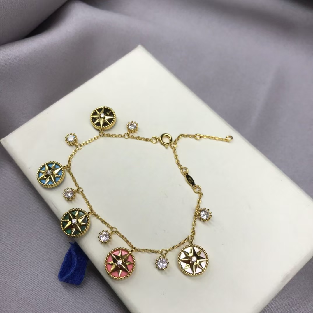 Dior Diamond Rose Des Vents Bracelet - Rep Fashion™