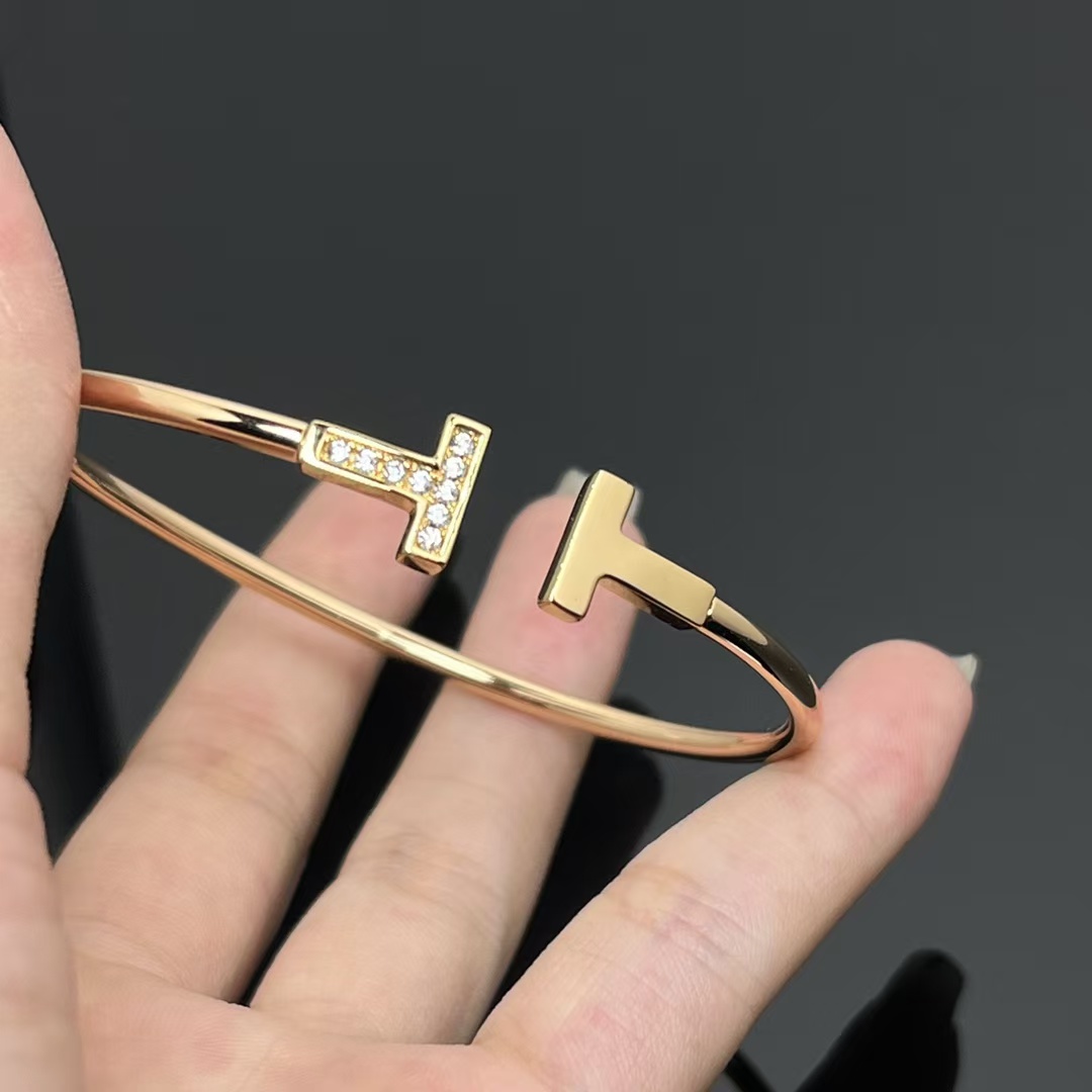 Tiffany Double T Bangle Bracelet - Rep Fashion™