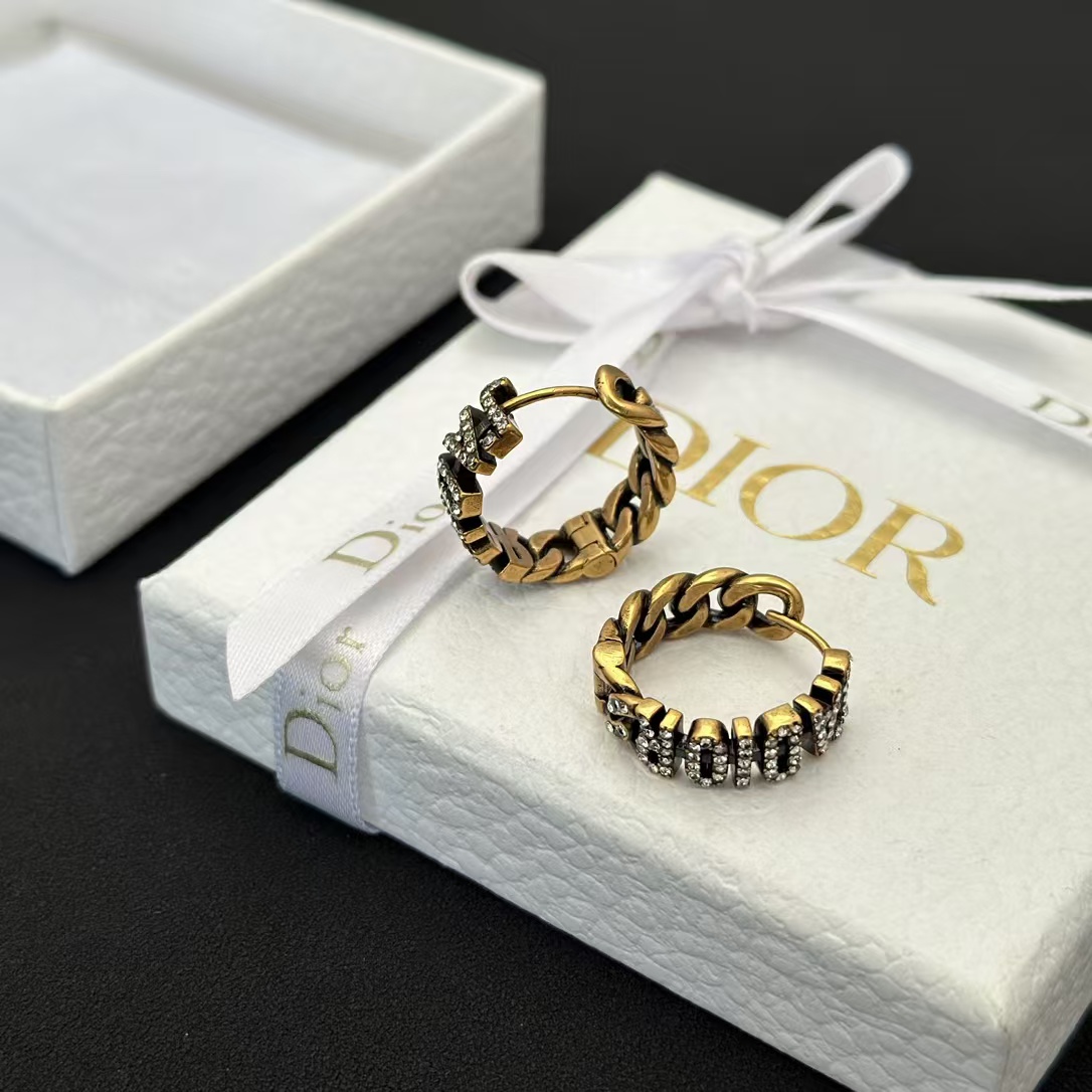 Dior JADIOR Hoop Earrings Ring - Two Wear Ways - Rep Fashion™