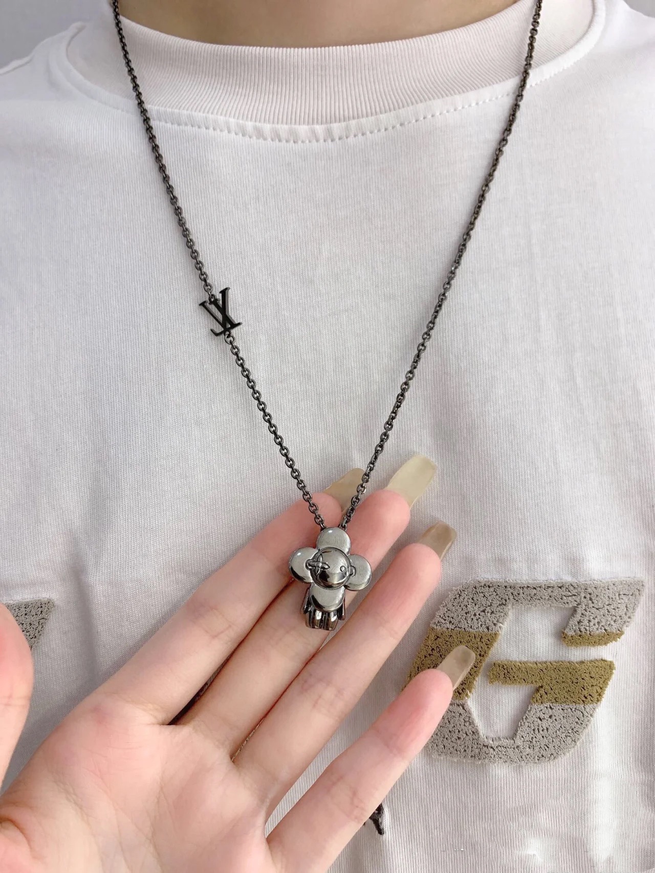 Louis Vuitton Vivienne Pendant Necklace - Rep Fashion™