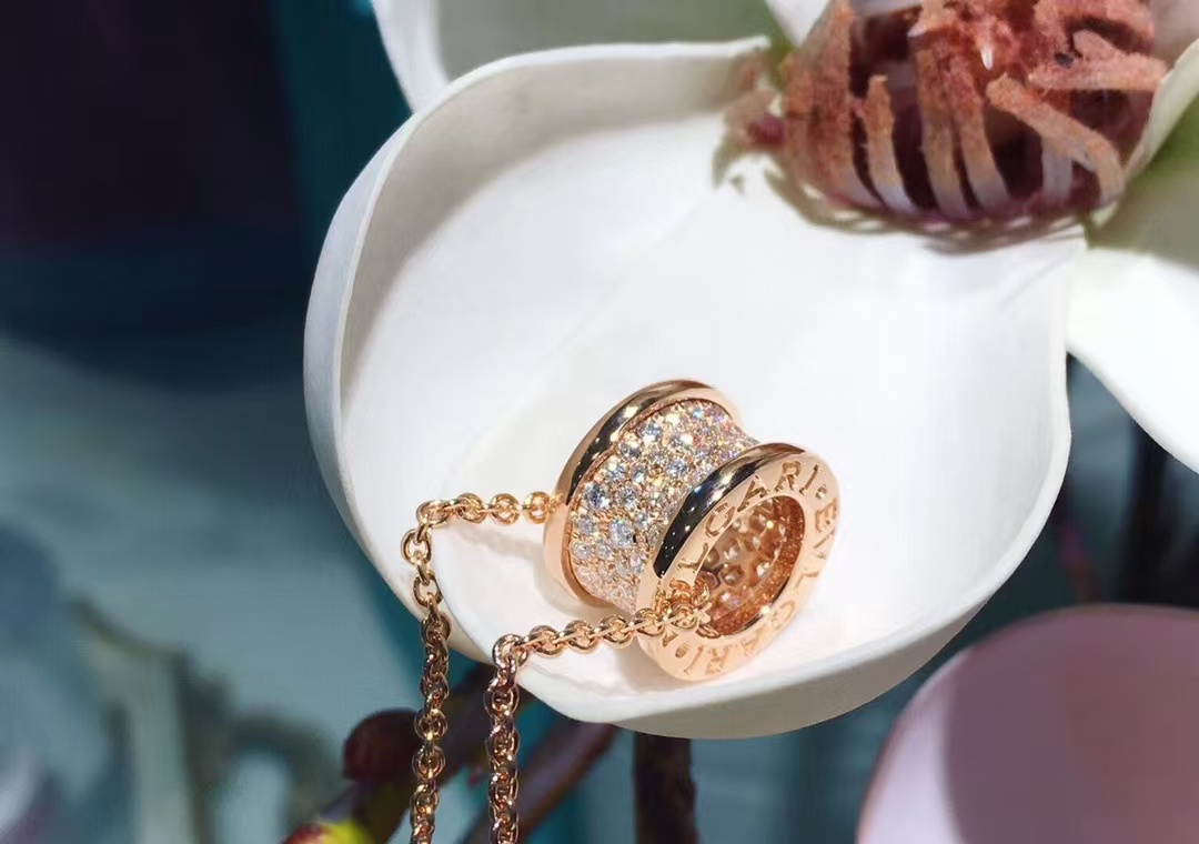 Bvlgari B.zero1 Necklace - Full Diamond - Rep Fashion™