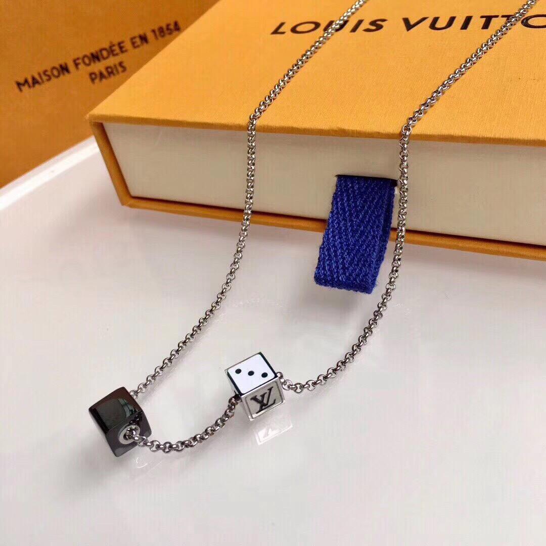 Louis Vuitton Dice Pendant Necklace - Rep Fashion™