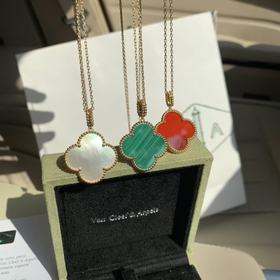 VCA Vintage Alhambra Pendant Large Clover Sweater Necklace - Rep Fashion™