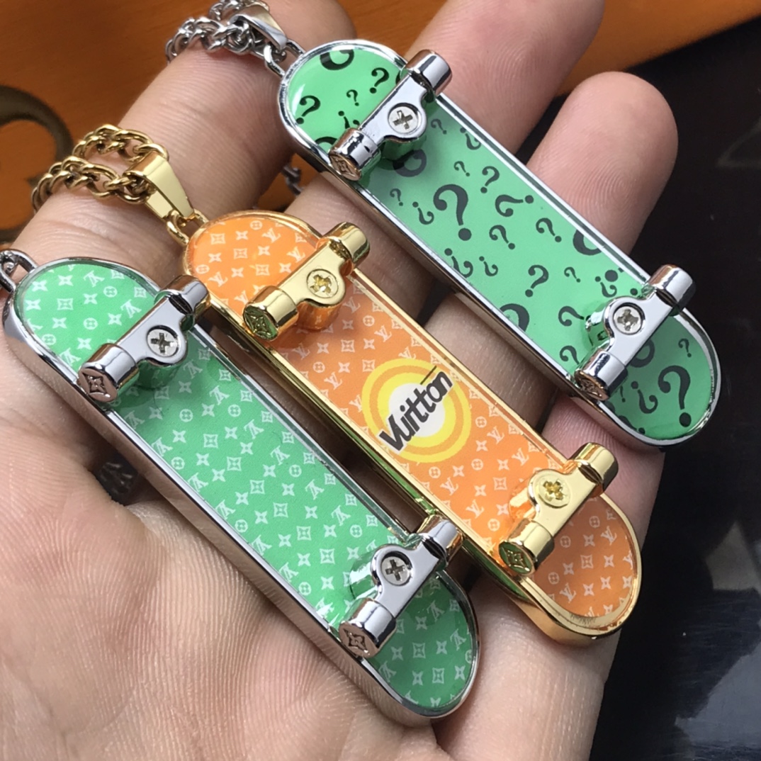 Louis Vuitton LV Skateboard Pendant Necklace - Rep Fashion™