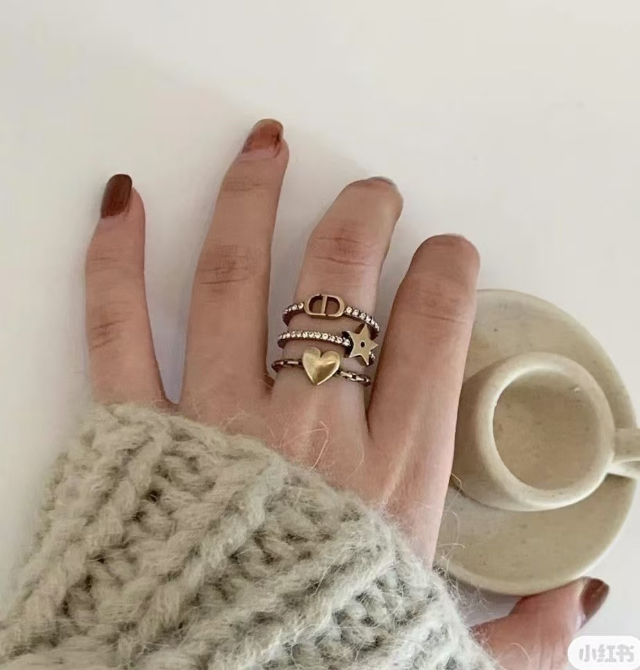 Dior Stacked Rings - 3 Pieces - Rep Fashion™