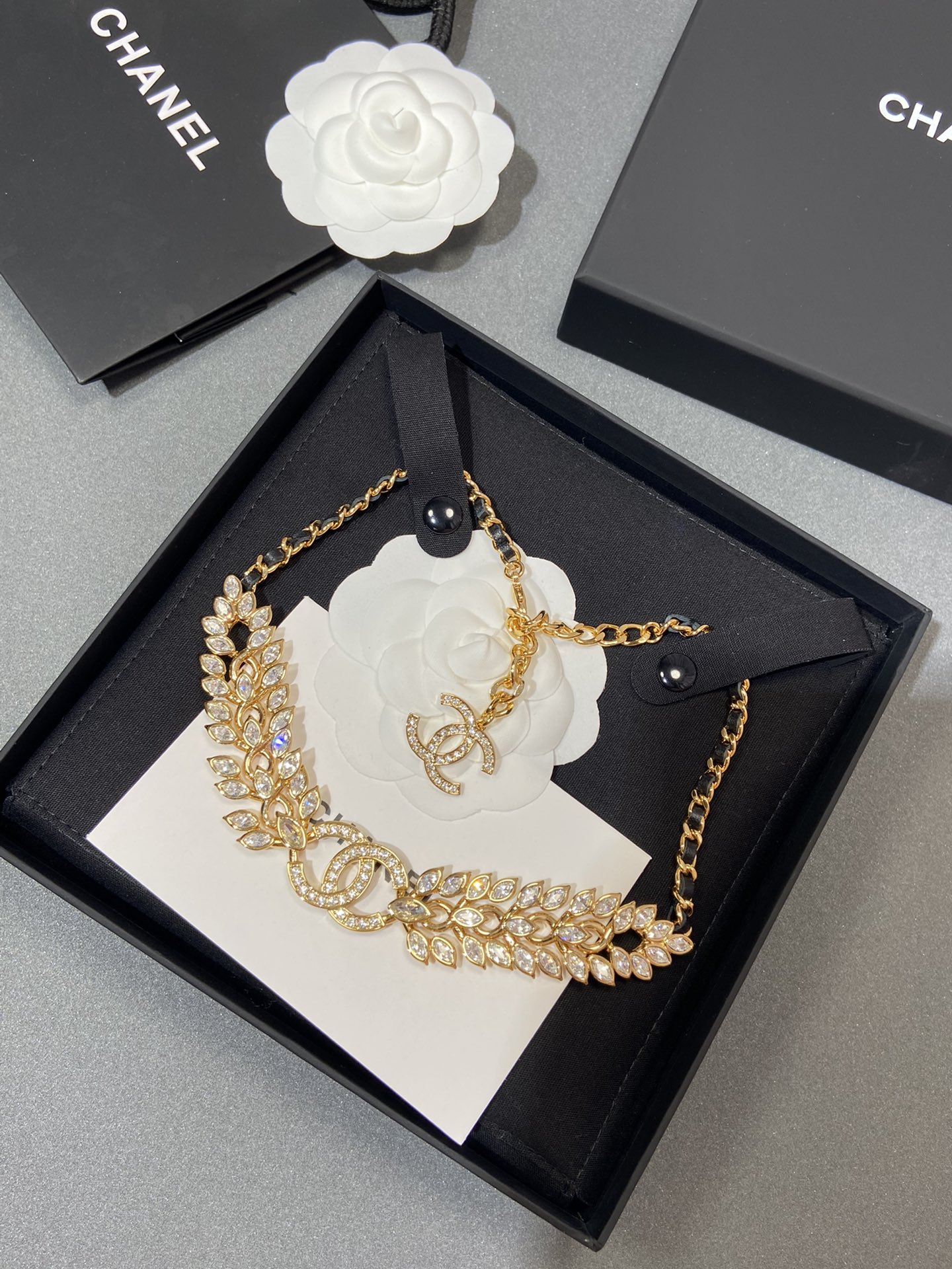 Luxury Chanel Ear of Wheat Necklace - Rep Fashion™
