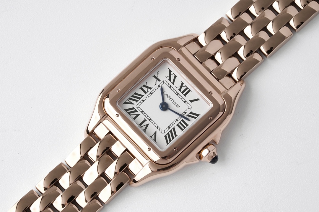 Cartier Rose Gold Panthère de Watch - Small 22*30MM - Rep Fashion™