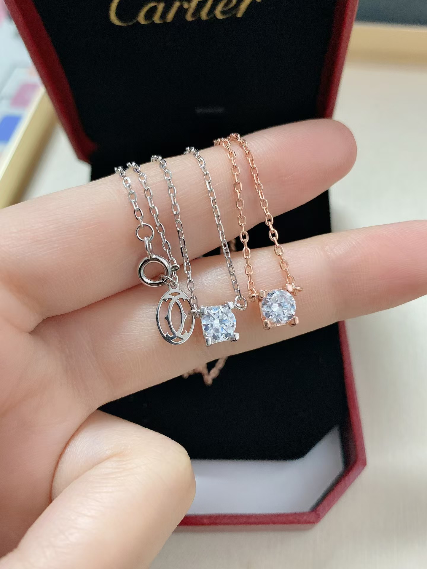 Cartier Diamond Pendant Necklace - Rep Fashion™