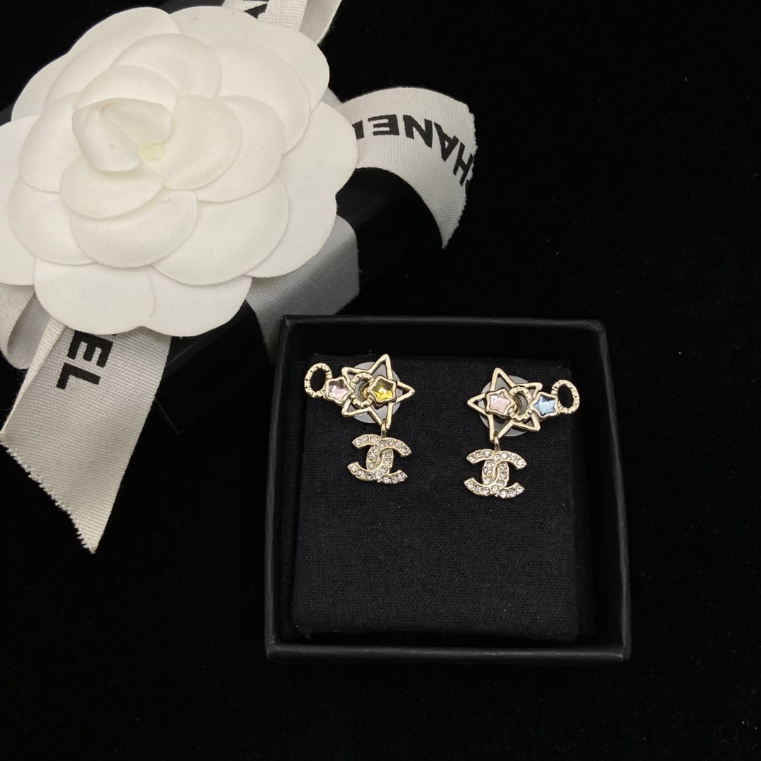 Chanel Dreamy Star Earrings Necklace - Rep Fashion™