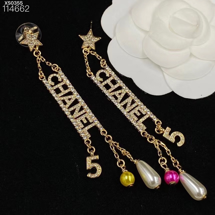 Chanel Monogram Earrings Bracelet Necklace - Rep Fashion™