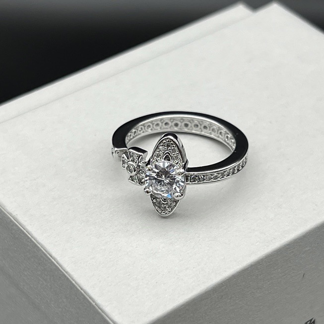 Vivienne Westwood Adjustable Diamond Saturn Ring - Rep Fashion™