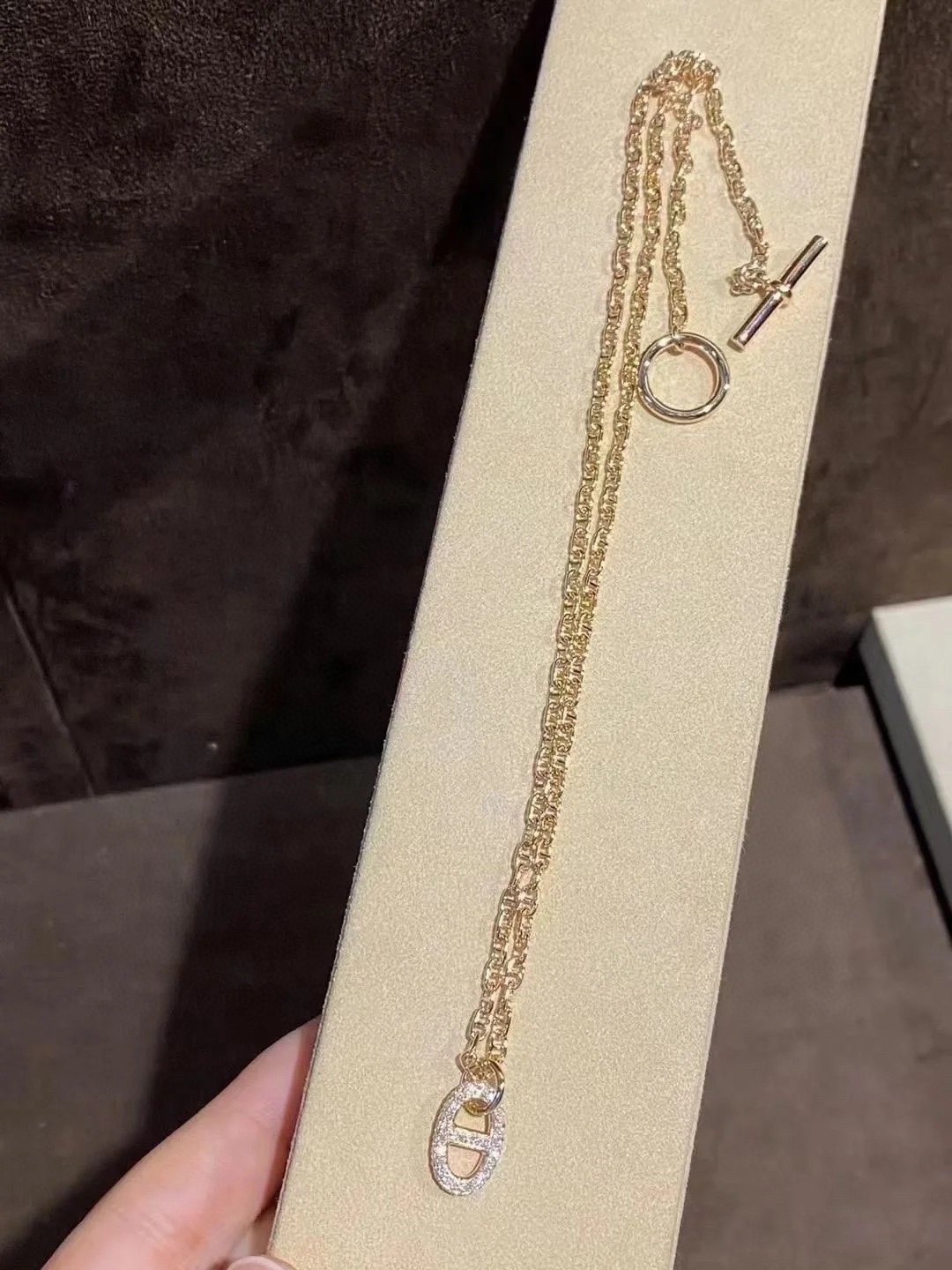 Hermes Pig Nose Pendant Necklace - Rep Fashion™