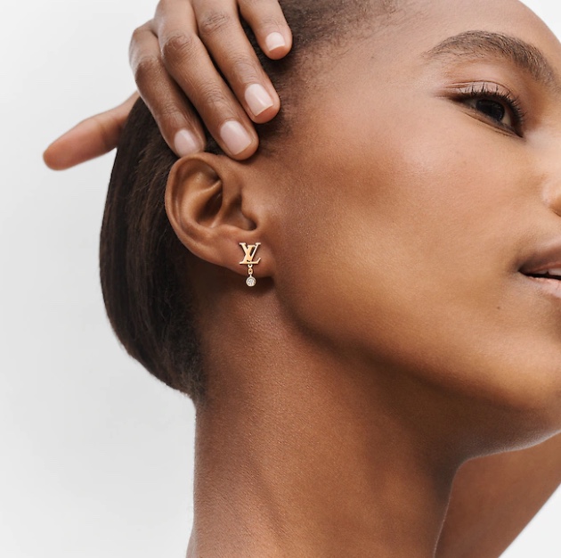 Louis Vuitton LV Monogram Stud Earrings - Rep Fashion™