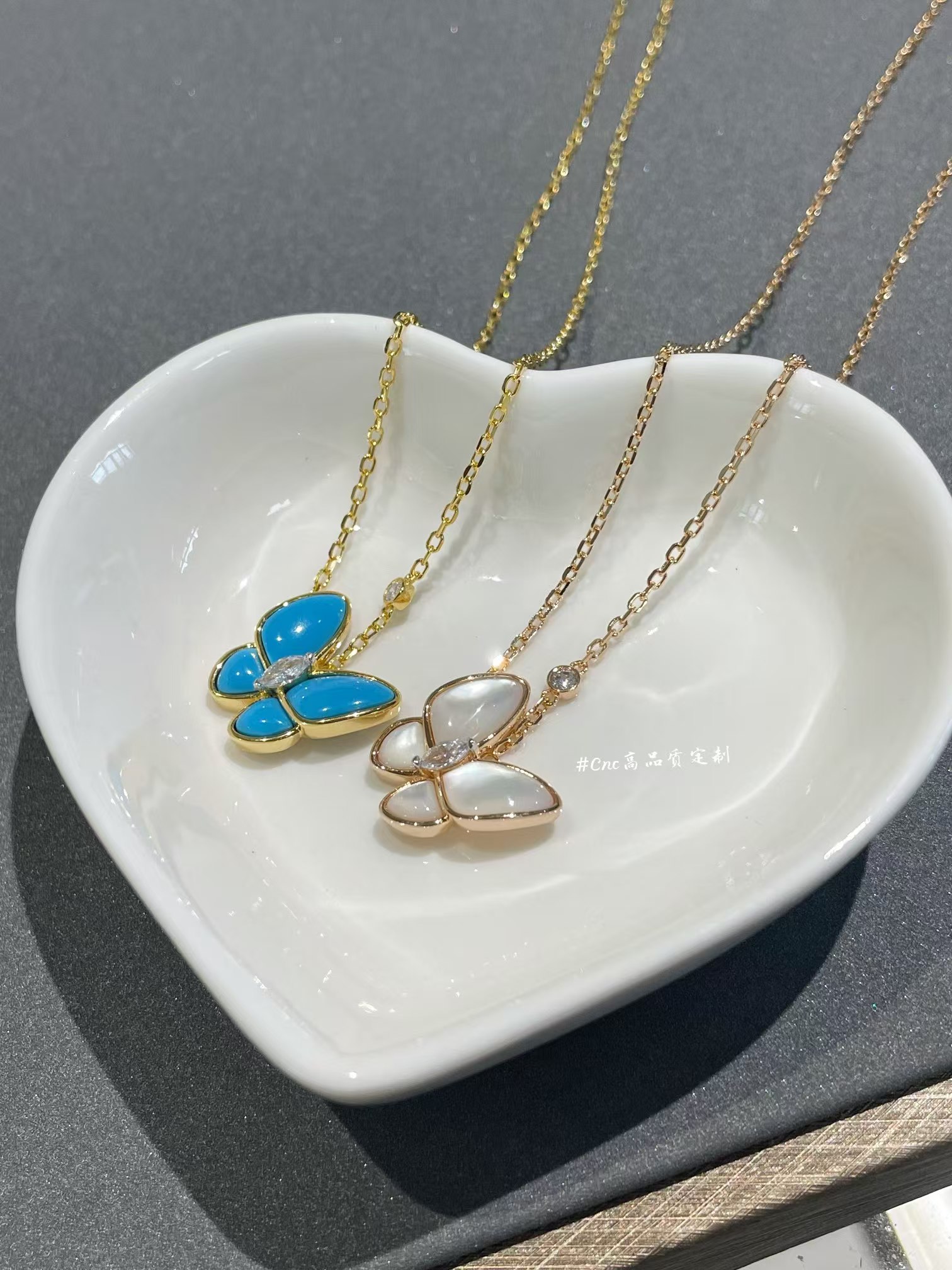 VCA Two Butterfly Pendant Necklace - Rep Fashion™