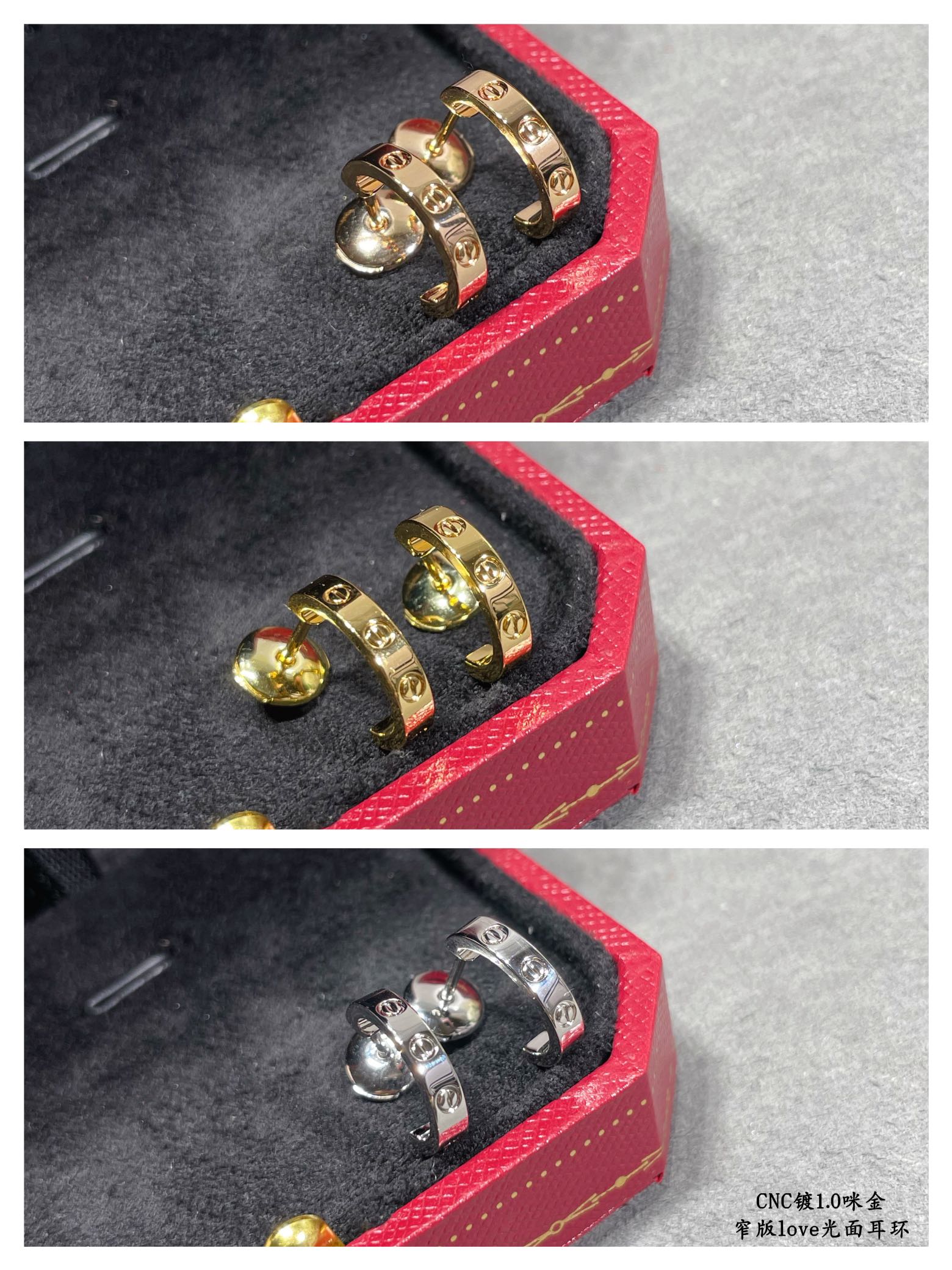 Cartier LOVE Half Hoop Earrings - Rep Fashion™