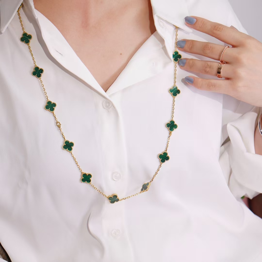 VCA Vintage Alhambra Long Necklace, 20 Motifs - Rep Fashion™
