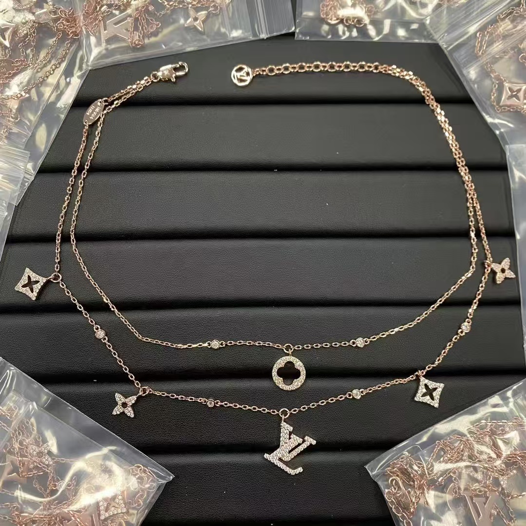 Louis Vuitton Two Layered Necklace - Rep Fashion™