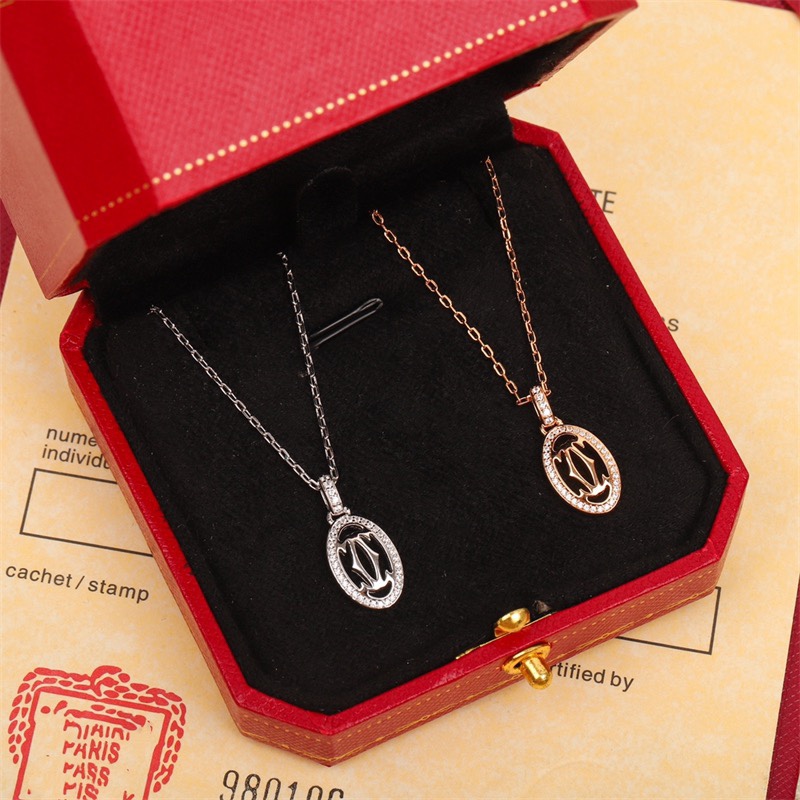 Cartier Oval Pendant Necklace - Rep Fashion™